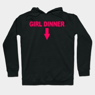 Girl Dinner In Pink Hoodie